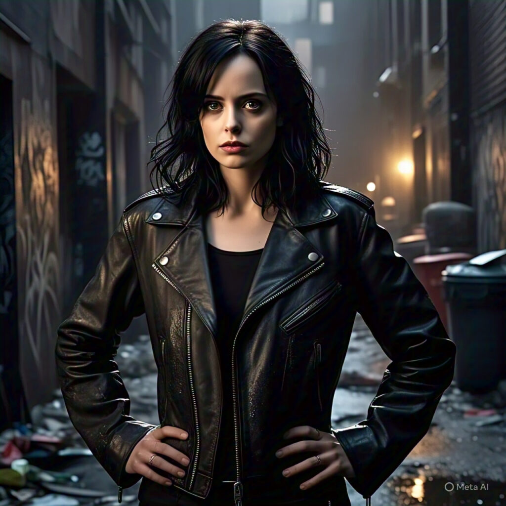 krysten ritter as jessica jones in her